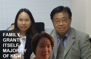 KNM Executive Director diverted ESOS Employee Entitlement to Family Members GAN SIEW LIAT ESOS
