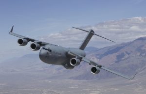 C-17 Gaza Aid Drop Kills Five as Parachute Fails A C-17 Globemaster III opens its rear ramp to release aid bundles over a crowded Gaza neighborhood.