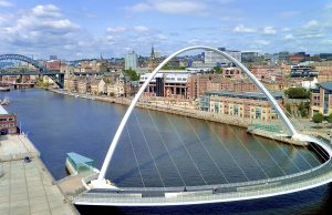 Newcastle House Explosion Kills Two, Injures Six Emergency responders and debris at the site of a house explosion in Newcastle upon Tyne on October 16, 2024.