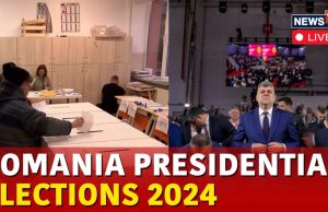 Georgescu Wins Surprise Lead in Romania Vote Călin Georgescu speaks to supporters at a campaign rally in Romania during the 2024 presidential election.
