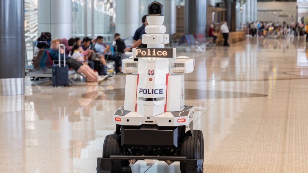 Singapore Robot Police Patrol Trial