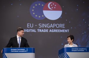 UK, Singapore Launch Digital Trade Talks Liz Truss and S. Iswaran speak via video call launching UK-Singapore digital trade negotiations.