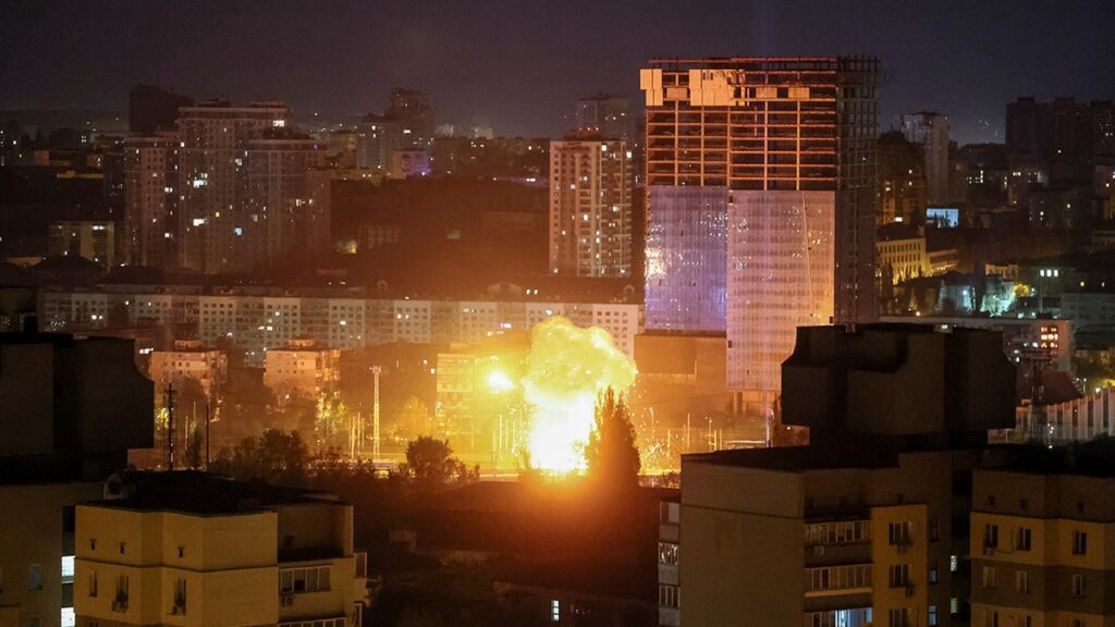 Russian Strikes Kyiv Kill Two Amid