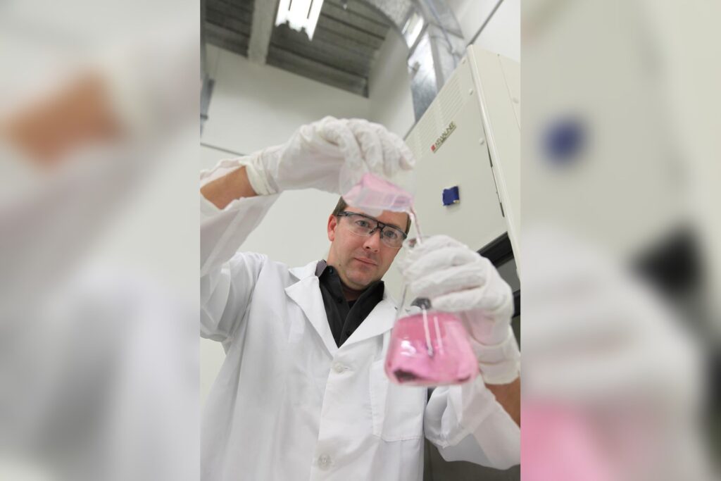 Scientist Working In A Research Laboratory